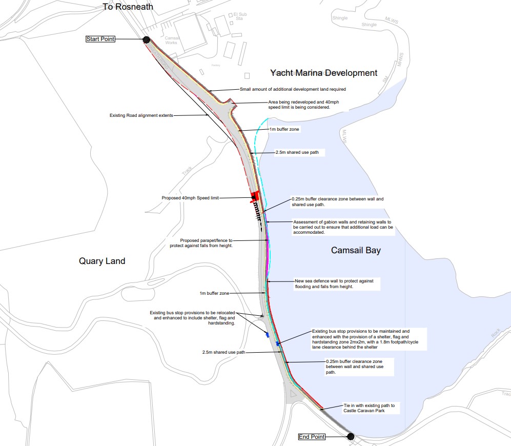 Rosneath Active Travel Path Design
