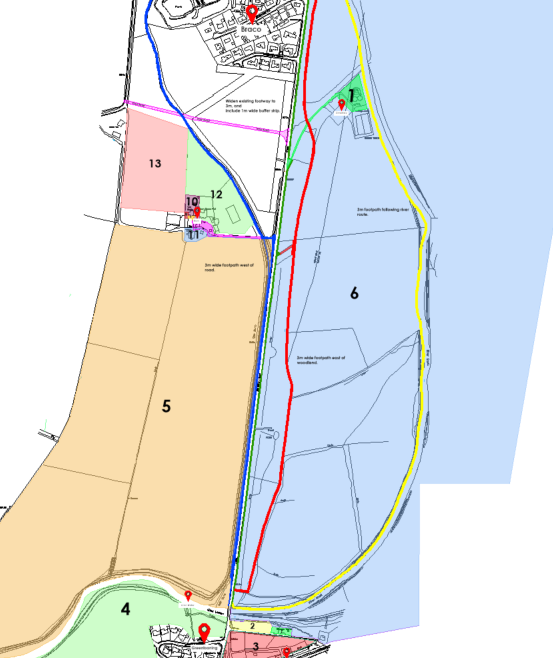 Greenloaning to Braco Concept Path Design