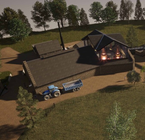 Distillery in Kingussie, Highland Council